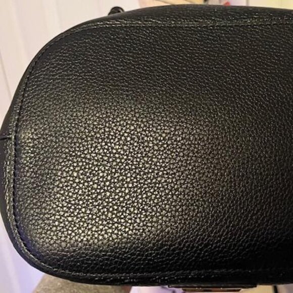 Rebecca Minkoff Bucket Shoulder Bag Studded Leather Black Dust Bag Like New - Picture 12 of 13